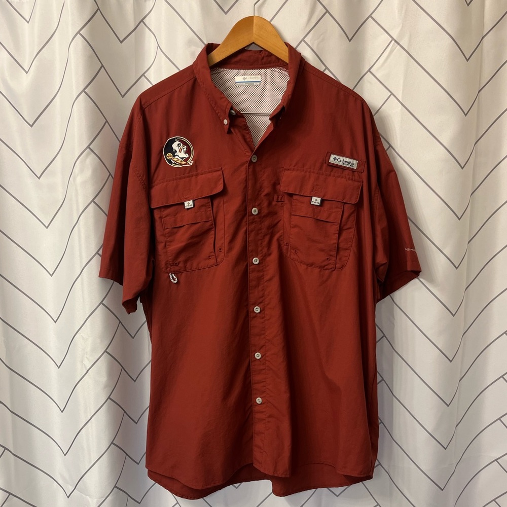 2/$30 NWOT Columbia PFG fishing shirt FSU Florida State University Size XL